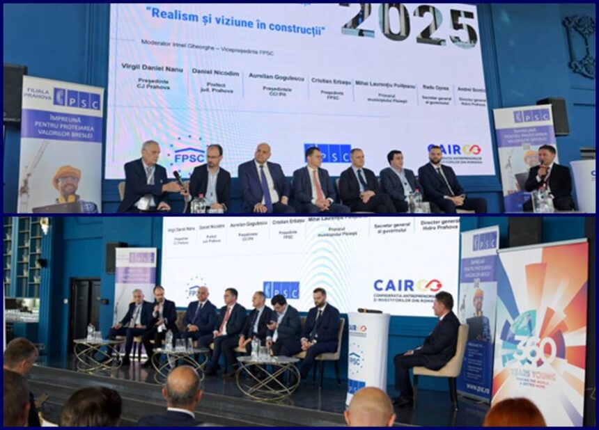 EVENIMENT: „Realism si Viziune in Constructii” – Conferinta Filialei Prahova a Patronatului Societatilor din Constructii „Impreuna pentru protejarea valorilor breslei”
